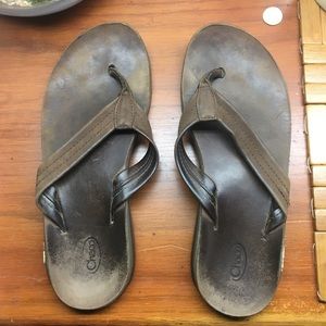 Chaco leather flip